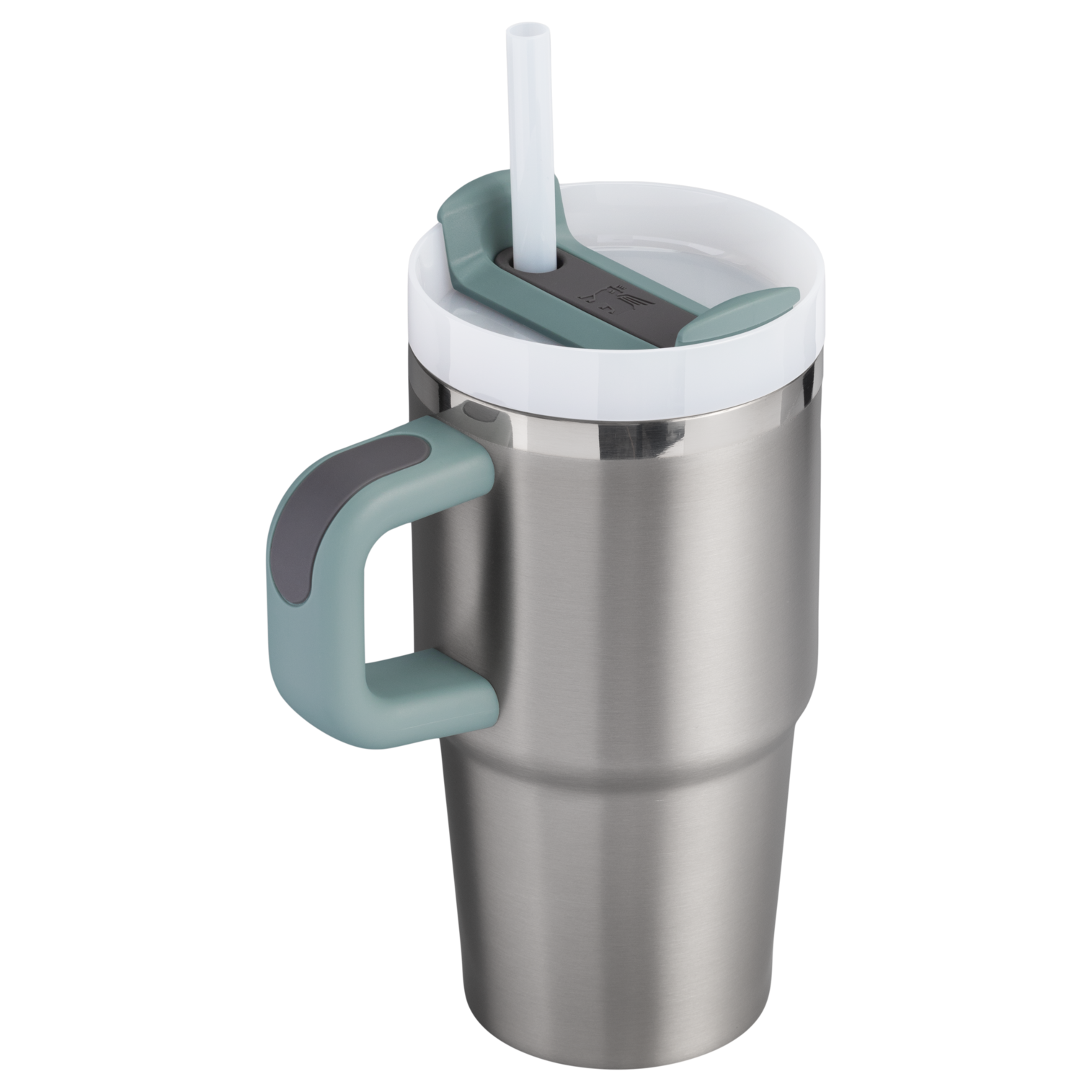 Double-Wall Vacuum The Quencher H2.O Flowstate Tumbler D251V - Double-Wall Vacuum Insulated Travel Tumbler with Straw Detail