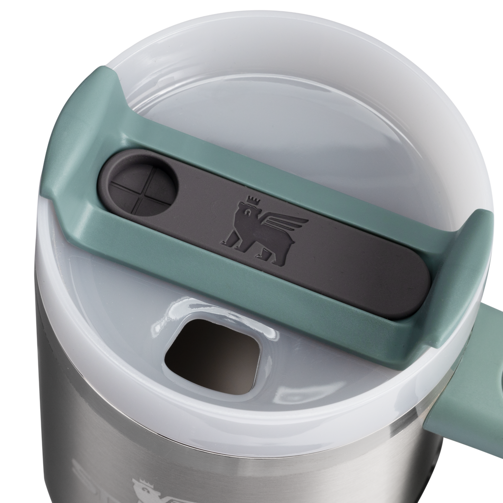Double-Wall Vacuum The Quencher H2.O Flowstate Tumbler D251V - Double-Wall Vacuum Insulated Travel Tumbler with Straw Detail