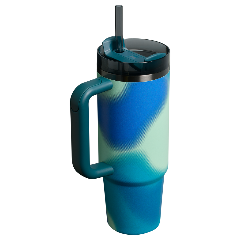 Double-Wall Vacuum The Quencher H2.0 Flowstate Tumbler D051L - Double-Wall Vacuum Insulated Travel Tumbler with Straw Detail
