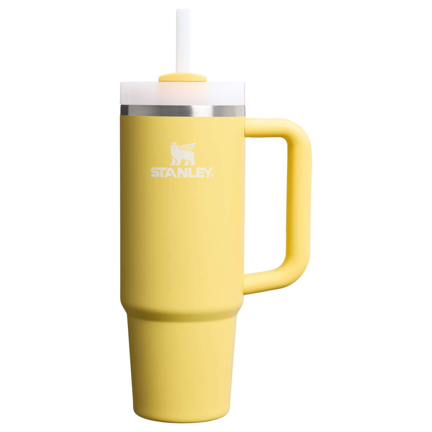 Car-Cup Friendly The Quencher H2.0 Flowstate Tumbler | Stanley Create D331C - FlowState 3-Position Lid Insulated Travel Mug - Daffodil