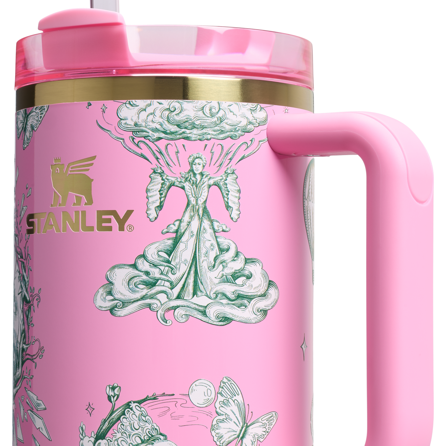 Splash-Resistant FlowState The Wicked for Good Quencher H2.0 Flowstate Tumbler D245R - Premium Stainless Steel Straw Cup for All-Day Hydration Detail