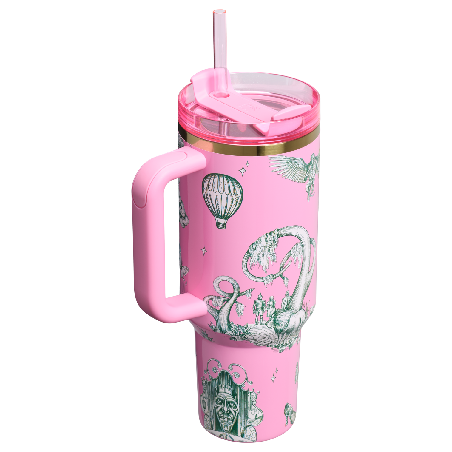 Splash-Resistant FlowState The Wicked for Good Quencher H2.0 Flowstate Tumbler D245R - Premium Stainless Steel Straw Cup for All-Day Hydration Detail