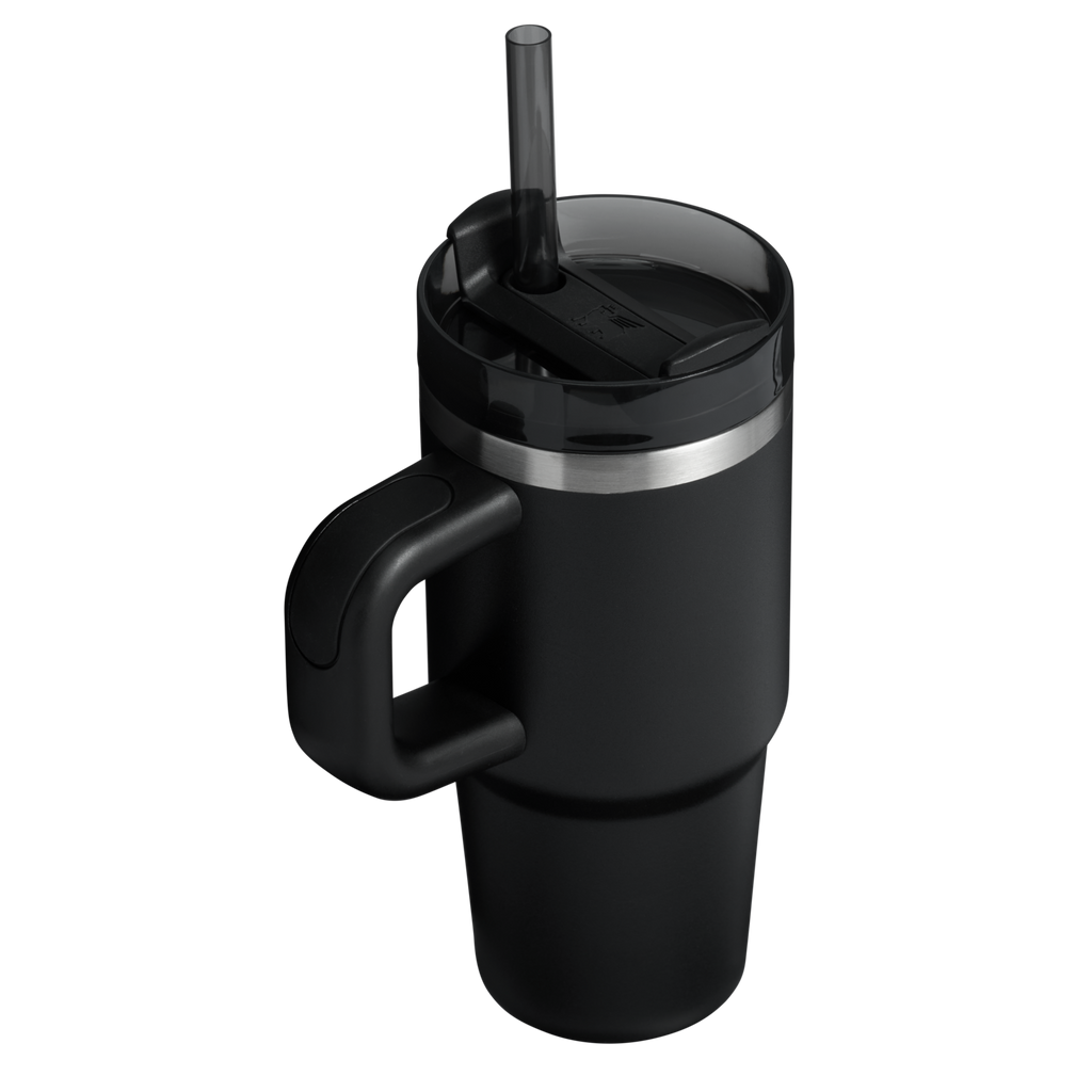 Double-Wall Vacuum The Quencher H2.O Flowstate Tumbler | Stanley Create D291F - Double-Wall Vacuum Insulated Travel Tumbler with Straw Detail