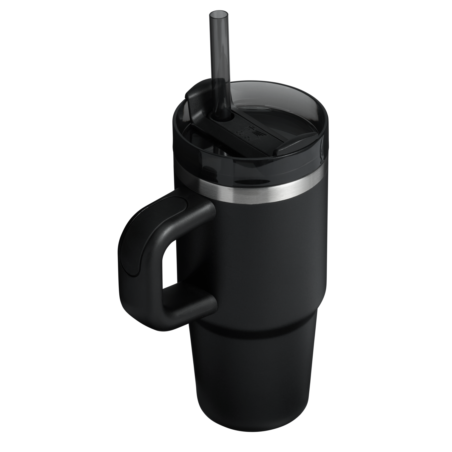 Double-Wall Vacuum The Quencher H2.O Flowstate Tumbler | Stanley Create D291F - Double-Wall Vacuum Insulated Travel Tumbler with Straw Detail