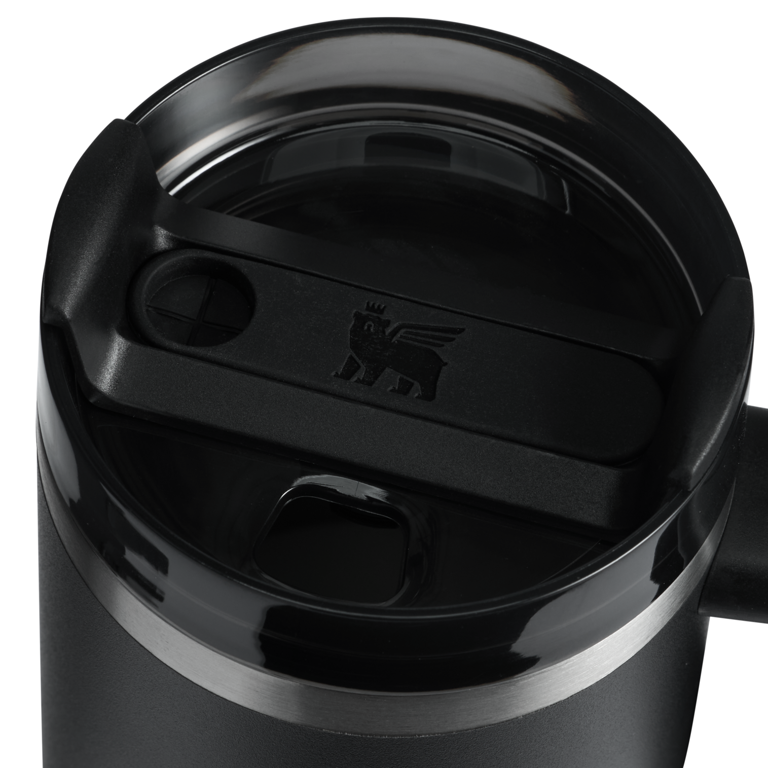 Large Capacity The Quencher H2.O Flowstate Tumbler | Stanley Create D274S - Double-Wall Vacuum Insulated Travel Tumbler with Straw Detail