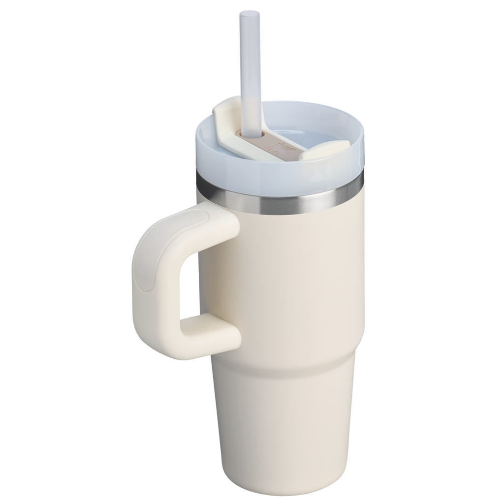 Double-Wall Vacuum The Quencher H2.O Flowstate Tumbler | Stanley Create D291F - Double-Wall Vacuum Insulated Travel Tumbler with Straw Detail