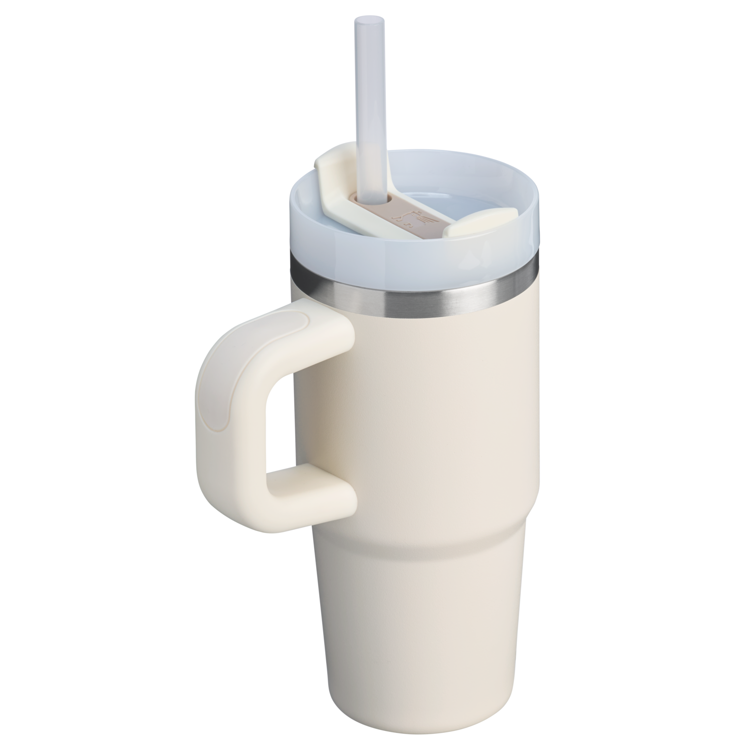 Double-Wall Vacuum The Quencher H2.O Flowstate Tumbler | Stanley Create D291F - Double-Wall Vacuum Insulated Travel Tumbler with Straw Detail