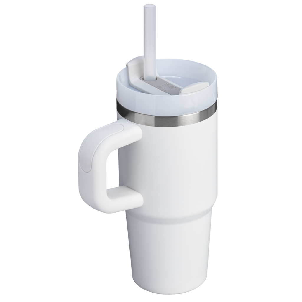 Double-Wall Vacuum The Quencher H2.O Flowstate Tumbler | Stanley Create D291F - Double-Wall Vacuum Insulated Travel Tumbler with Straw Detail