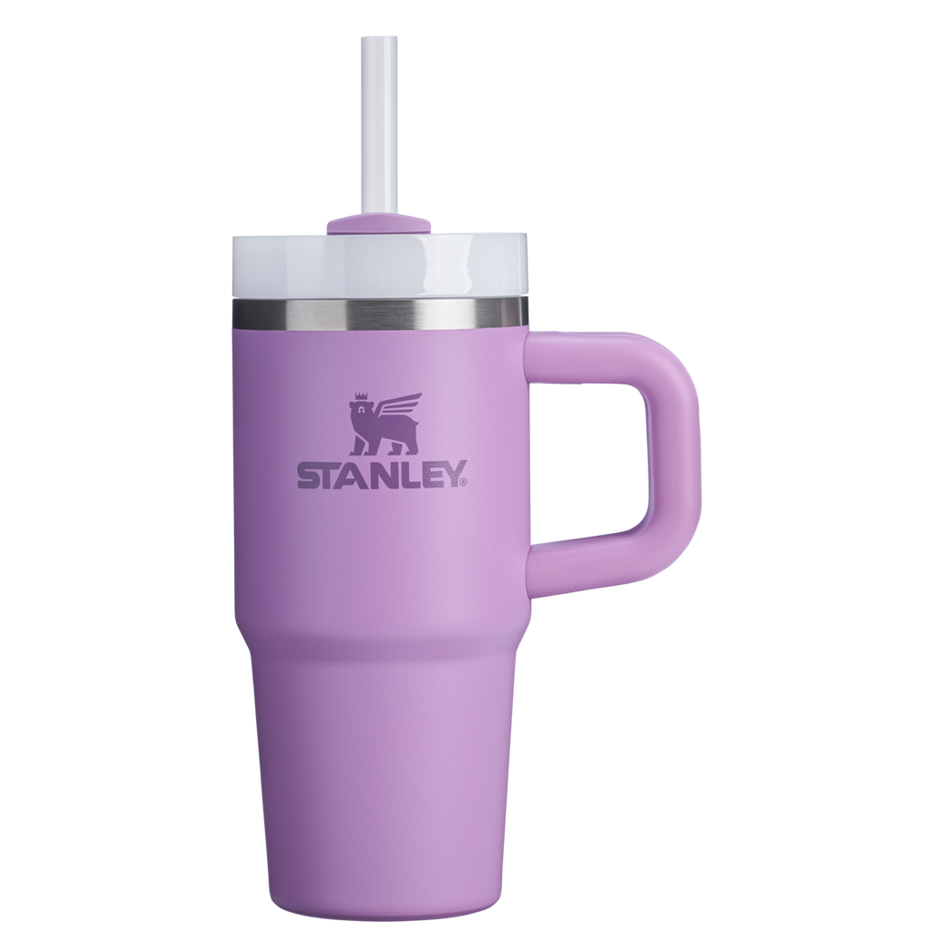 Double-Wall Vacuum The Quencher H2.O Flowstate Tumbler | Stanley Create D291F - Double-Wall Vacuum Insulated Travel Tumbler with Straw Detail