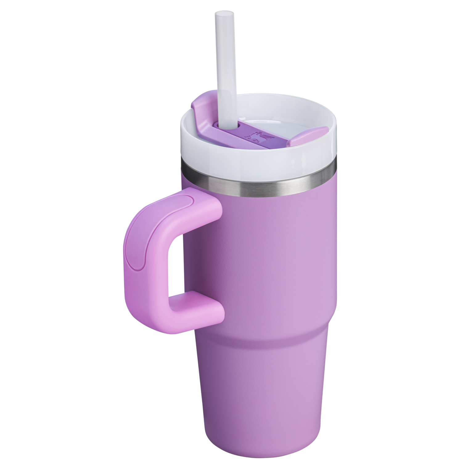 Double-Wall Vacuum The Quencher H2.O Flowstate Tumbler | Stanley Create D291F - Double-Wall Vacuum Insulated Travel Tumbler with Straw Detail