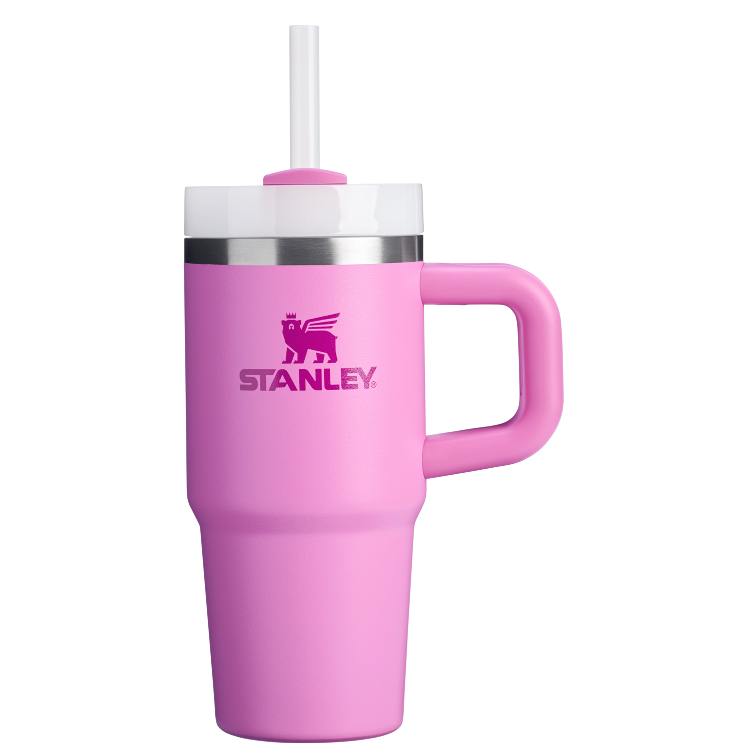 Double-Wall Vacuum The Quencher H2.O Flowstate Tumbler | Stanley Create D291F - Double-Wall Vacuum Insulated Travel Tumbler with Straw Detail