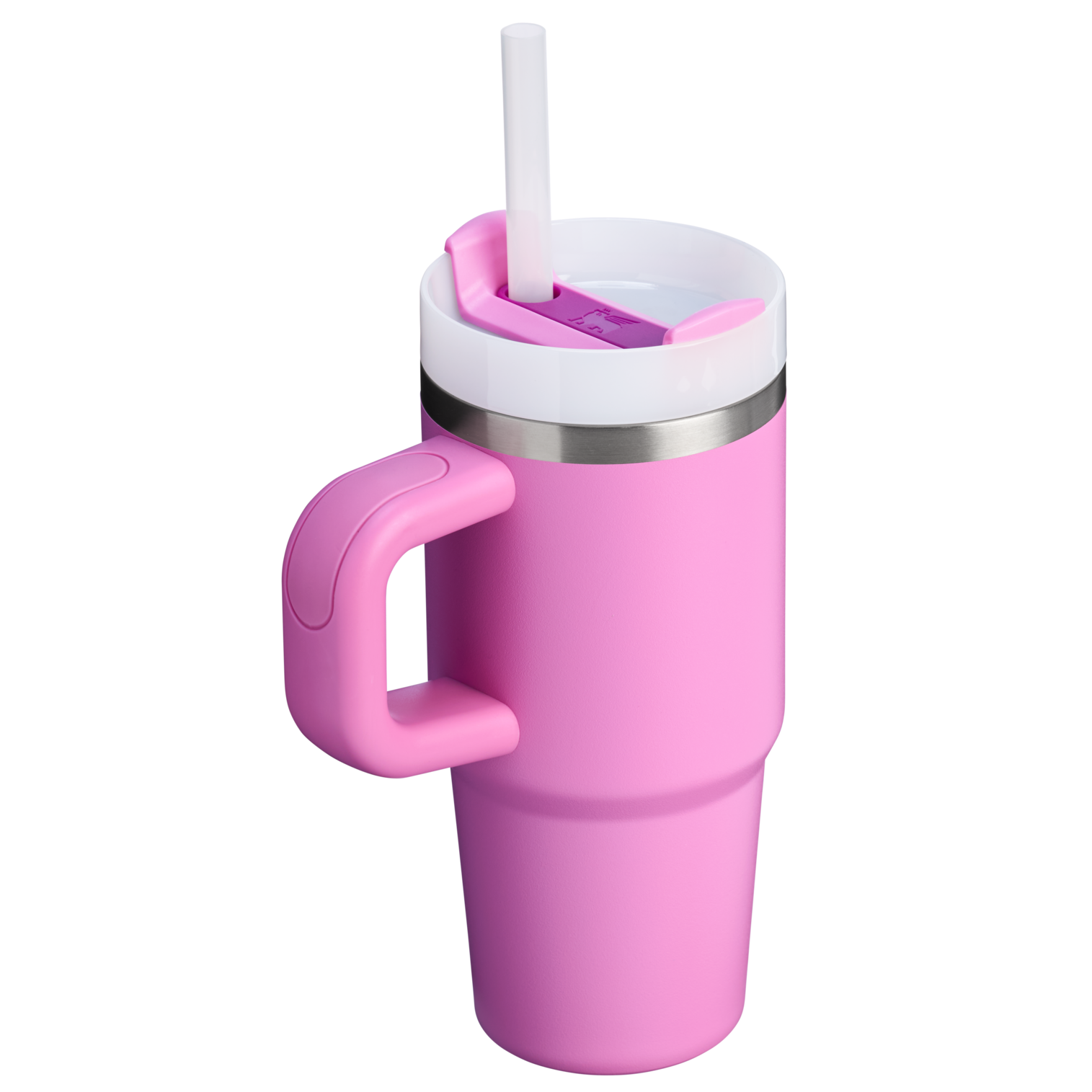 Double-Wall Vacuum The Quencher H2.O Flowstate Tumbler | Stanley Create D291F - Double-Wall Vacuum Insulated Travel Tumbler with Straw Detail