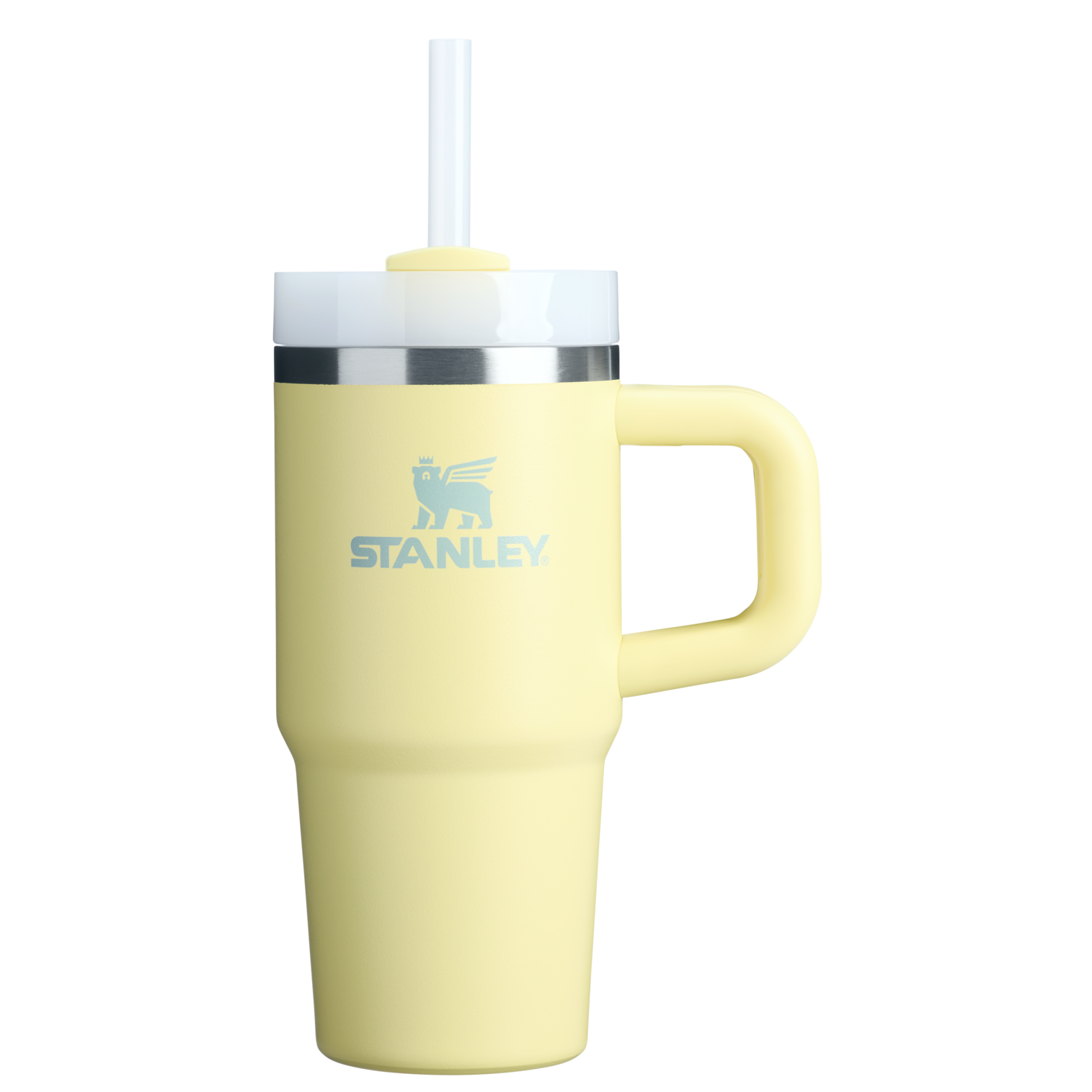 Double-Wall Vacuum The Quencher H2.O Flowstate Tumbler | Stanley Create D291F - Double-Wall Vacuum Insulated Travel Tumbler with Straw Detail
