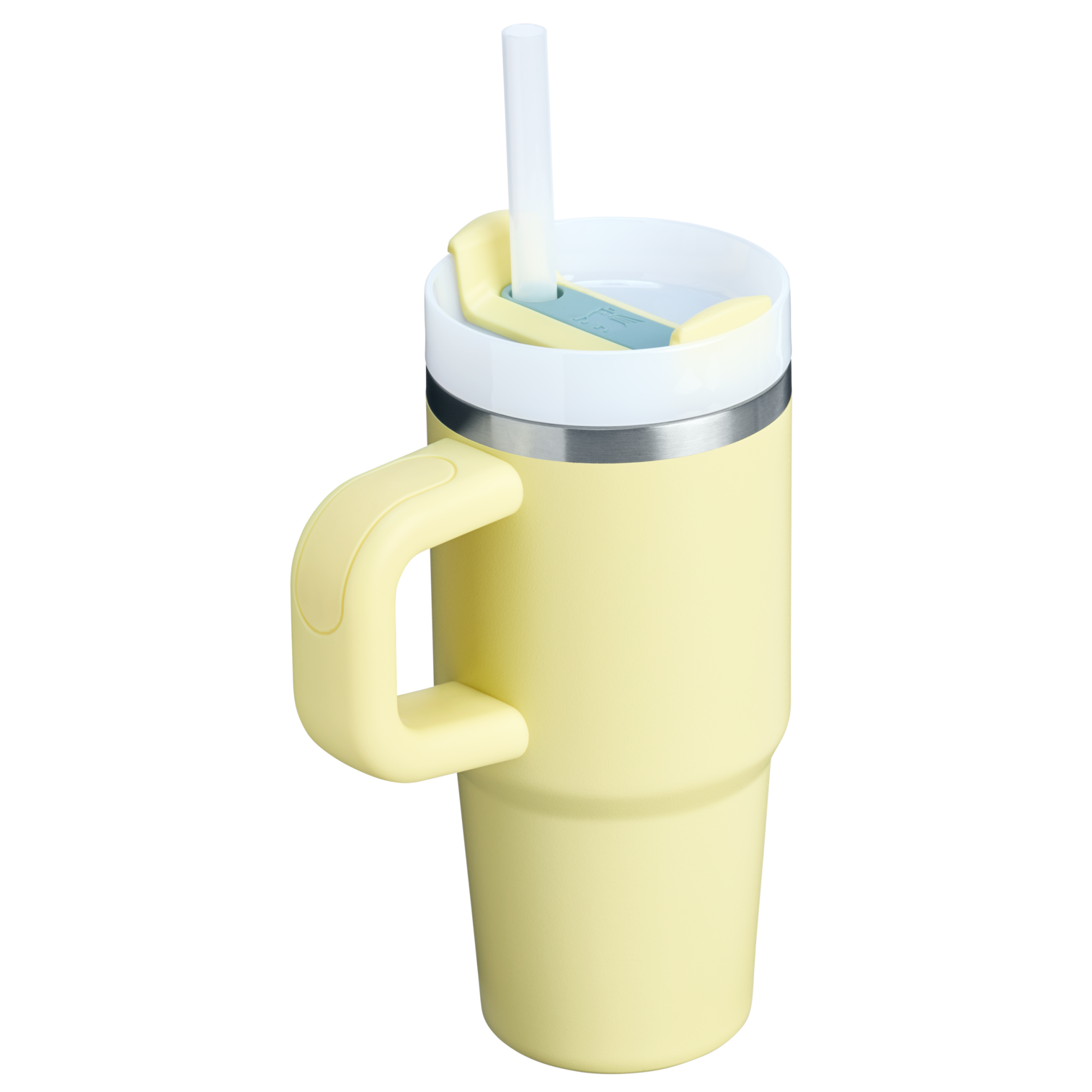 Double-Wall Vacuum The Quencher H2.O Flowstate Tumbler | Stanley Create D291F - Double-Wall Vacuum Insulated Travel Tumbler with Straw Detail