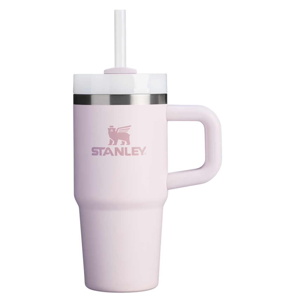 Double-Wall Vacuum The Quencher H2.O Flowstate Tumbler | Stanley Create D291F - Double-Wall Vacuum Insulated Travel Tumbler with Straw - Rose Quartz 2.0