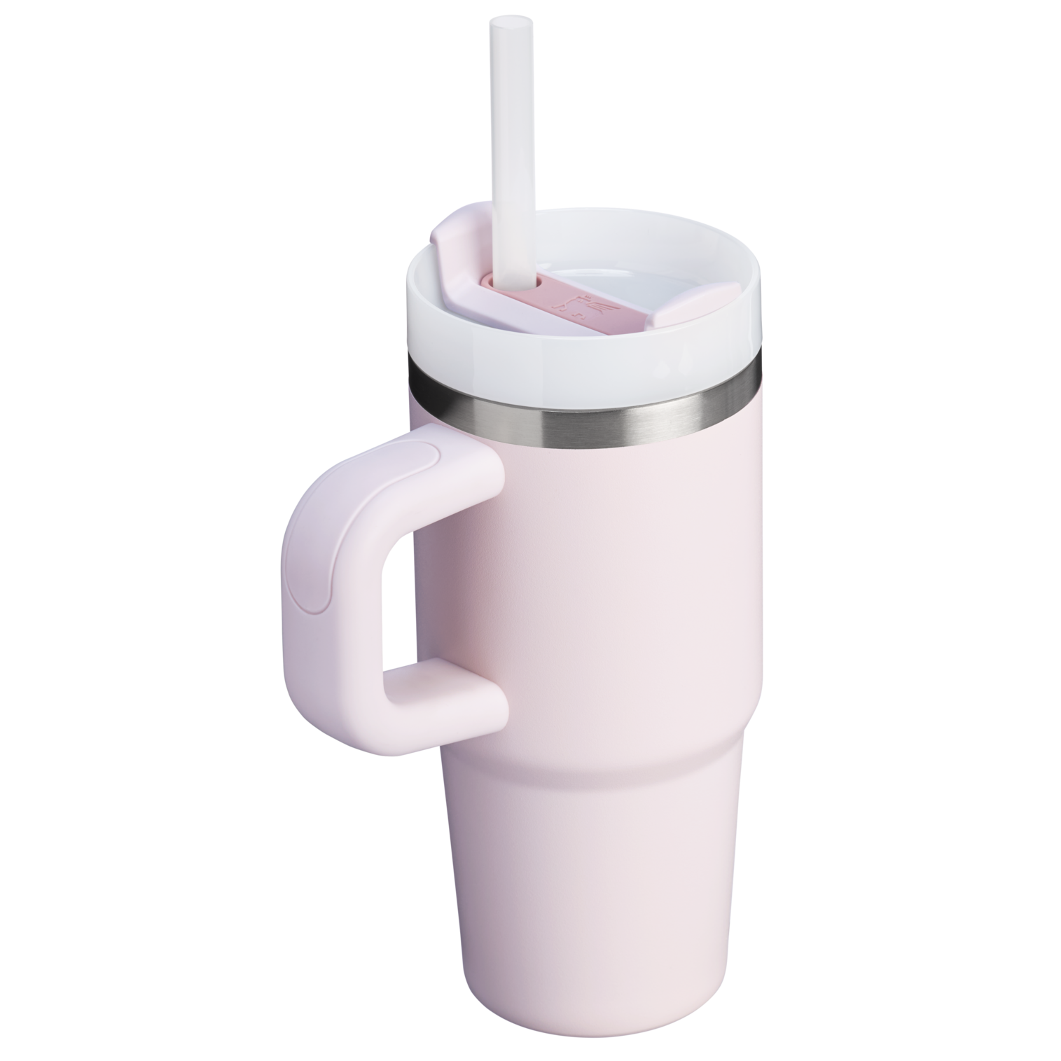 Double-Wall Vacuum The Quencher H2.O Flowstate Tumbler | Stanley Create D291F - Double-Wall Vacuum Insulated Travel Tumbler with Straw Detail