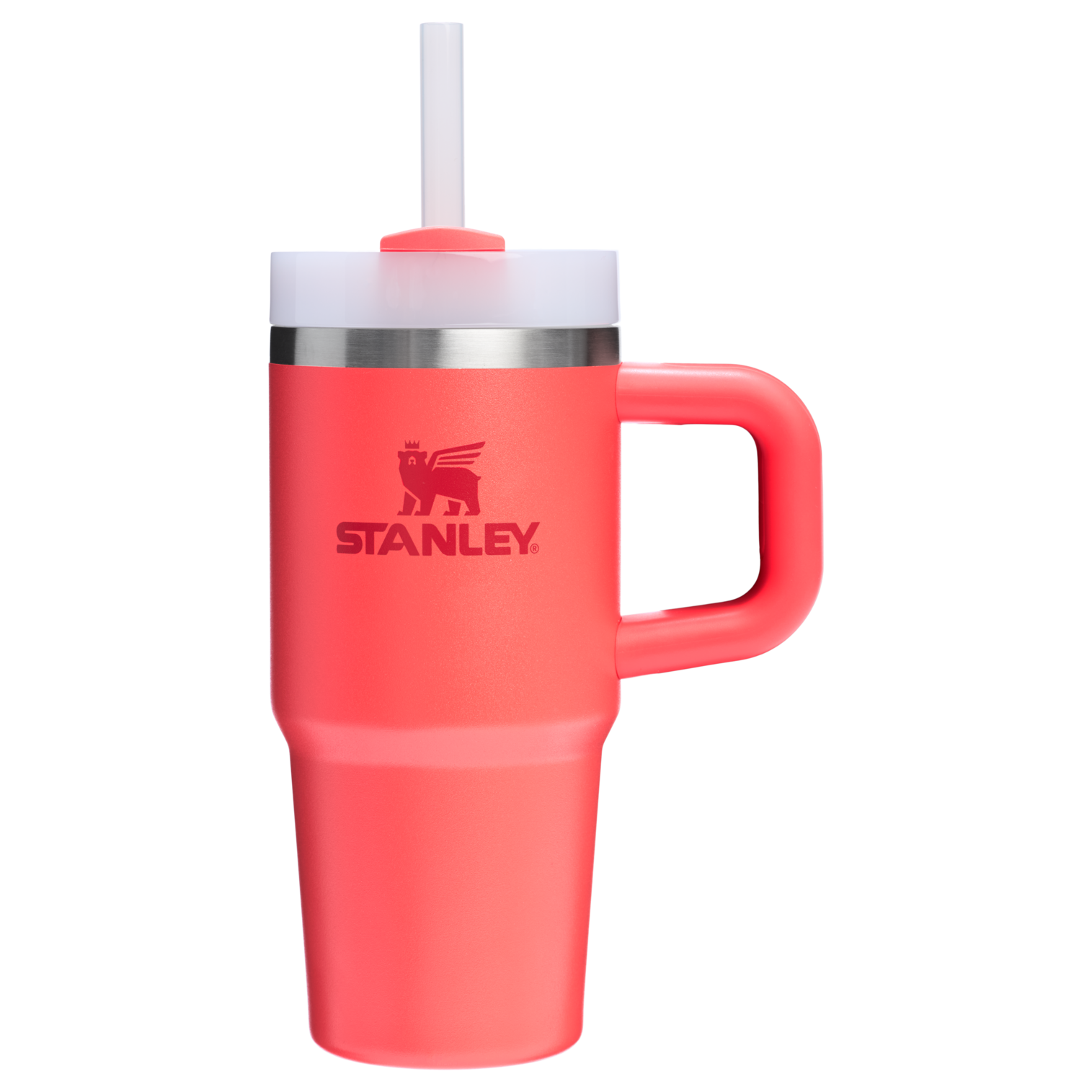 Double-Wall Vacuum The Quencher H2.O Flowstate Tumbler | Stanley Create D291F - Double-Wall Vacuum Insulated Travel Tumbler with Straw Detail