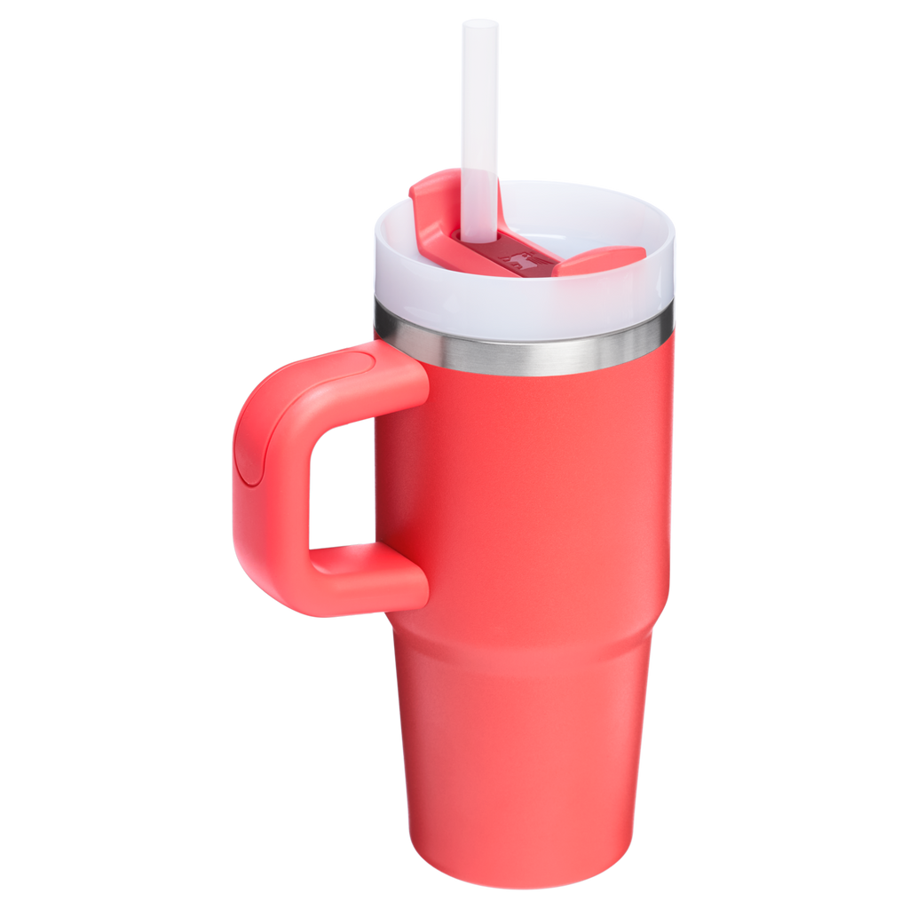Double-Wall Vacuum The Quencher H2.O Flowstate Tumbler | Stanley Create D291F - Double-Wall Vacuum Insulated Travel Tumbler with Straw Detail