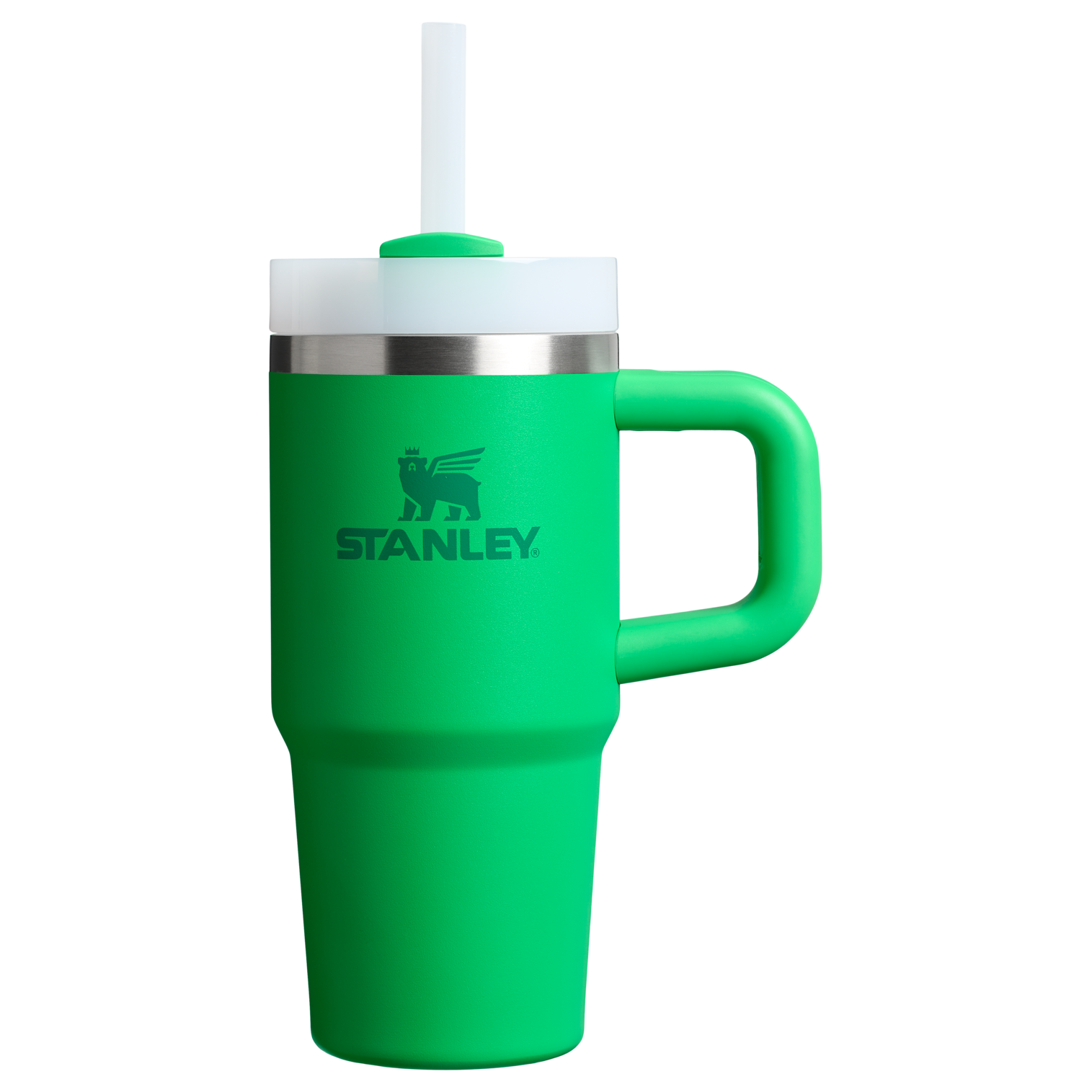 Double-Wall Vacuum The Quencher H2.O Flowstate Tumbler | Stanley Create D291F - Double-Wall Vacuum Insulated Travel Tumbler with Straw Detail