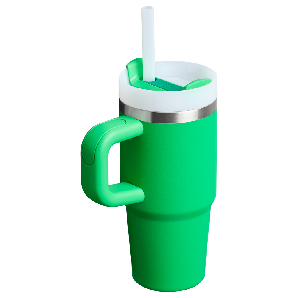 Double-Wall Vacuum The Quencher H2.O Flowstate Tumbler | Stanley Create D291F - Double-Wall Vacuum Insulated Travel Tumbler with Straw Detail