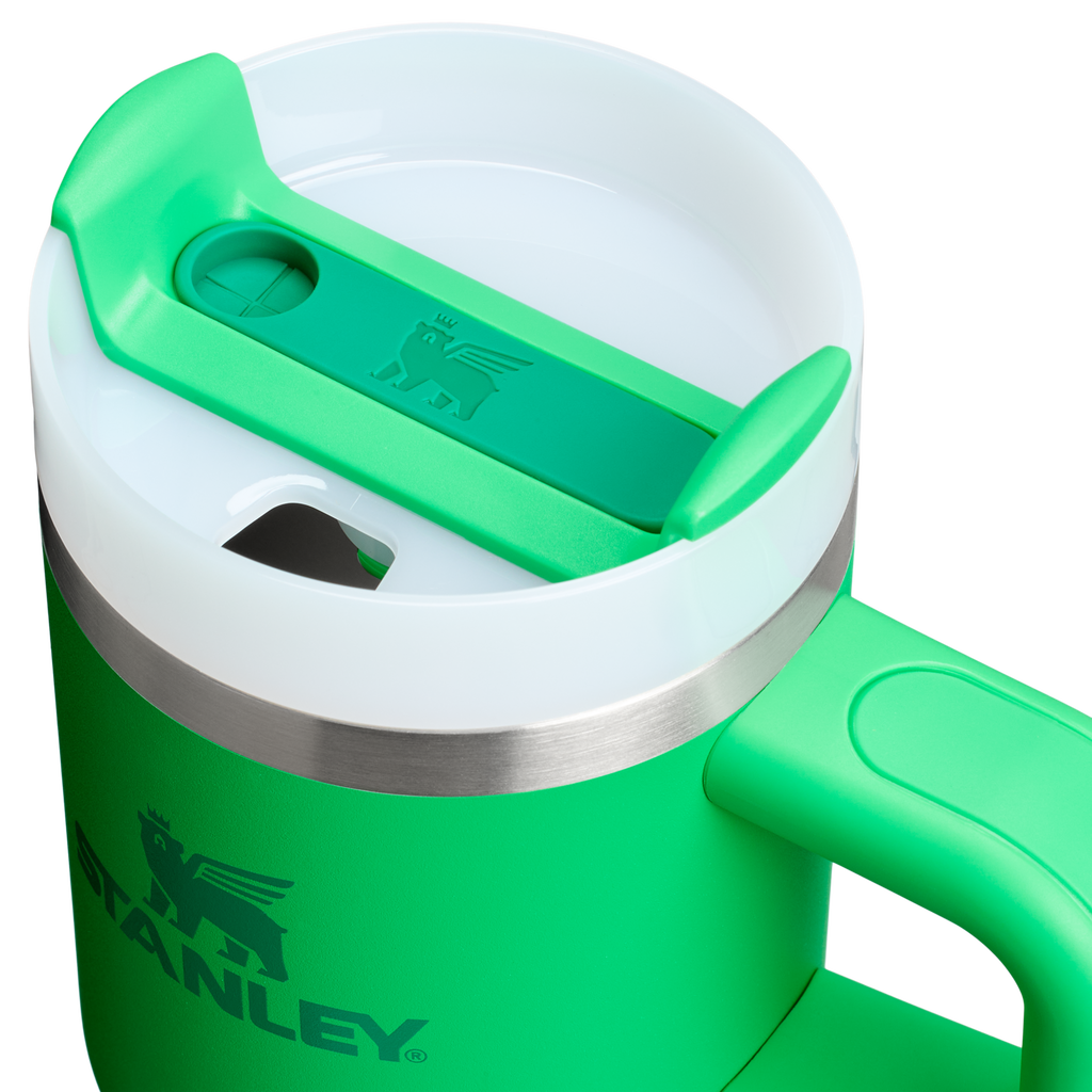 Double-Wall Vacuum The Quencher H2.O Flowstate Tumbler | Stanley Create D291F - Double-Wall Vacuum Insulated Travel Tumbler with Straw Detail