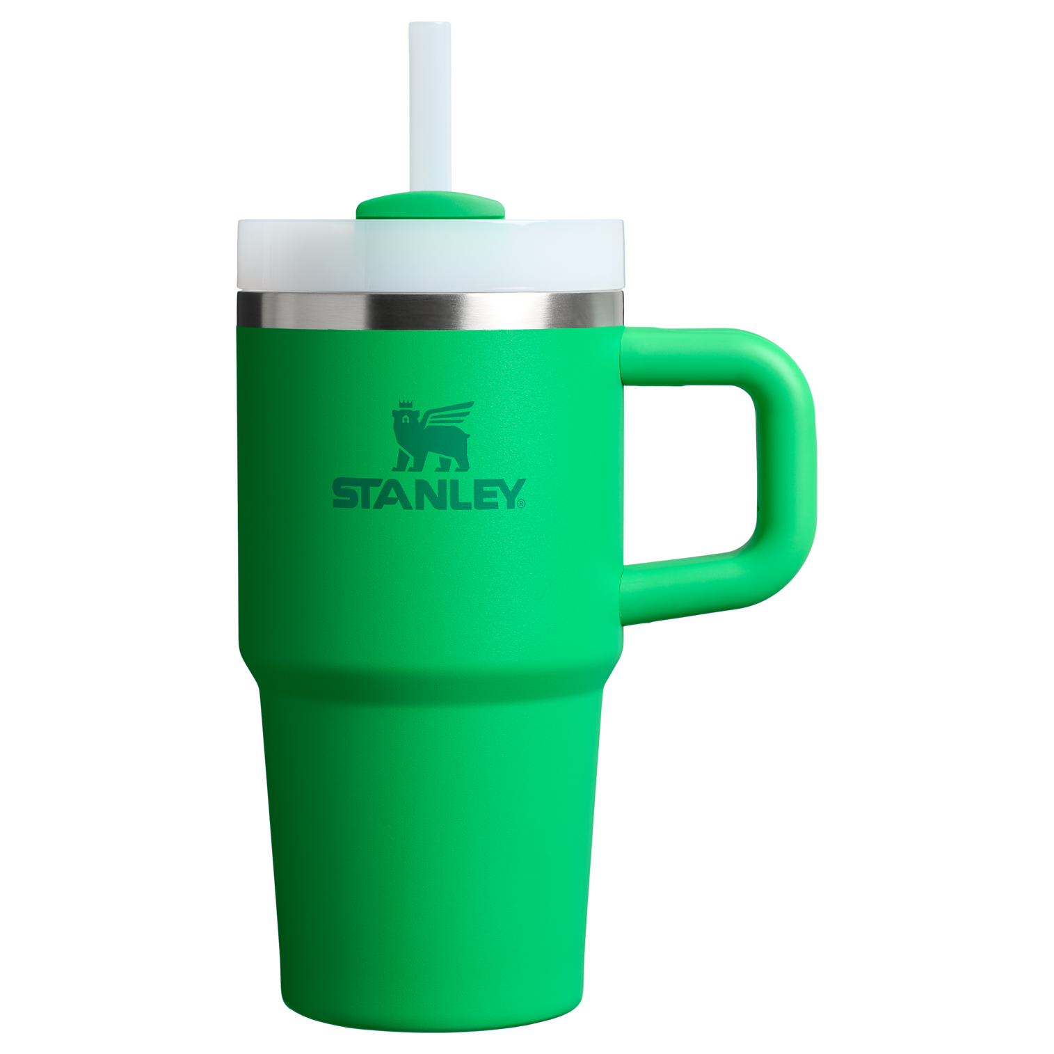 Large Capacity The Quencher H2.O Flowstate Tumbler | Stanley Create D274S - Double-Wall Vacuum Insulated Travel Tumbler with Straw Detail
