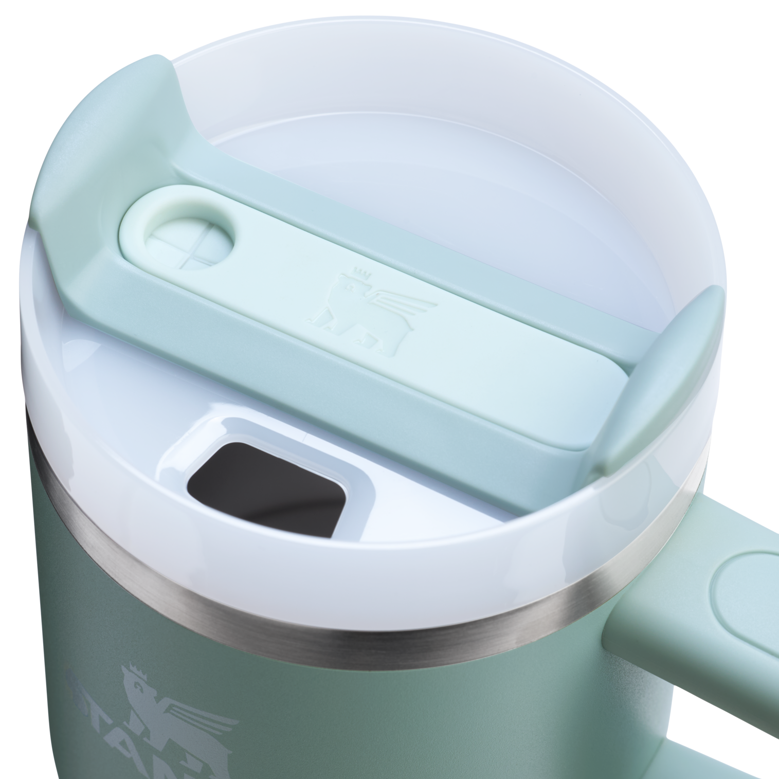 Car-Cup Friendly The Quencher H2.0 Flowstate Tumbler D030T - FlowState 3-Position Lid Insulated Travel Mug Detail
