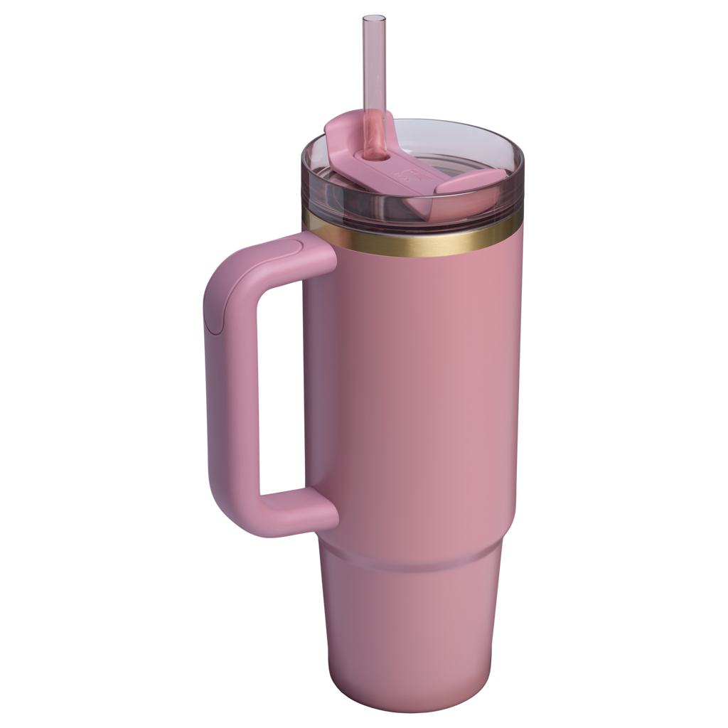 Double-Wall Vacuum The Quencher H2.0 Flowstate Tumbler D051L - Double-Wall Vacuum Insulated Travel Tumbler with Straw Detail