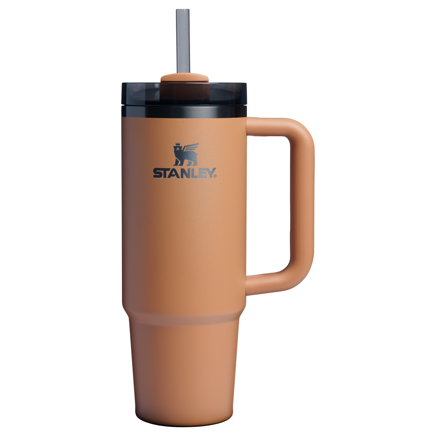 Car-Cup Friendly The Quencher H2.0 Flowstate Tumbler | Stanley Create D331C - FlowState 3-Position Lid Insulated Travel Mug - Camel