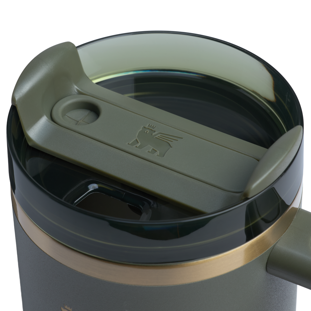 Car-Cup Friendly The Quencher H2.0 Flowstate Tumbler | Stanley Create D331C - FlowState 3-Position Lid Insulated Travel Mug Detail