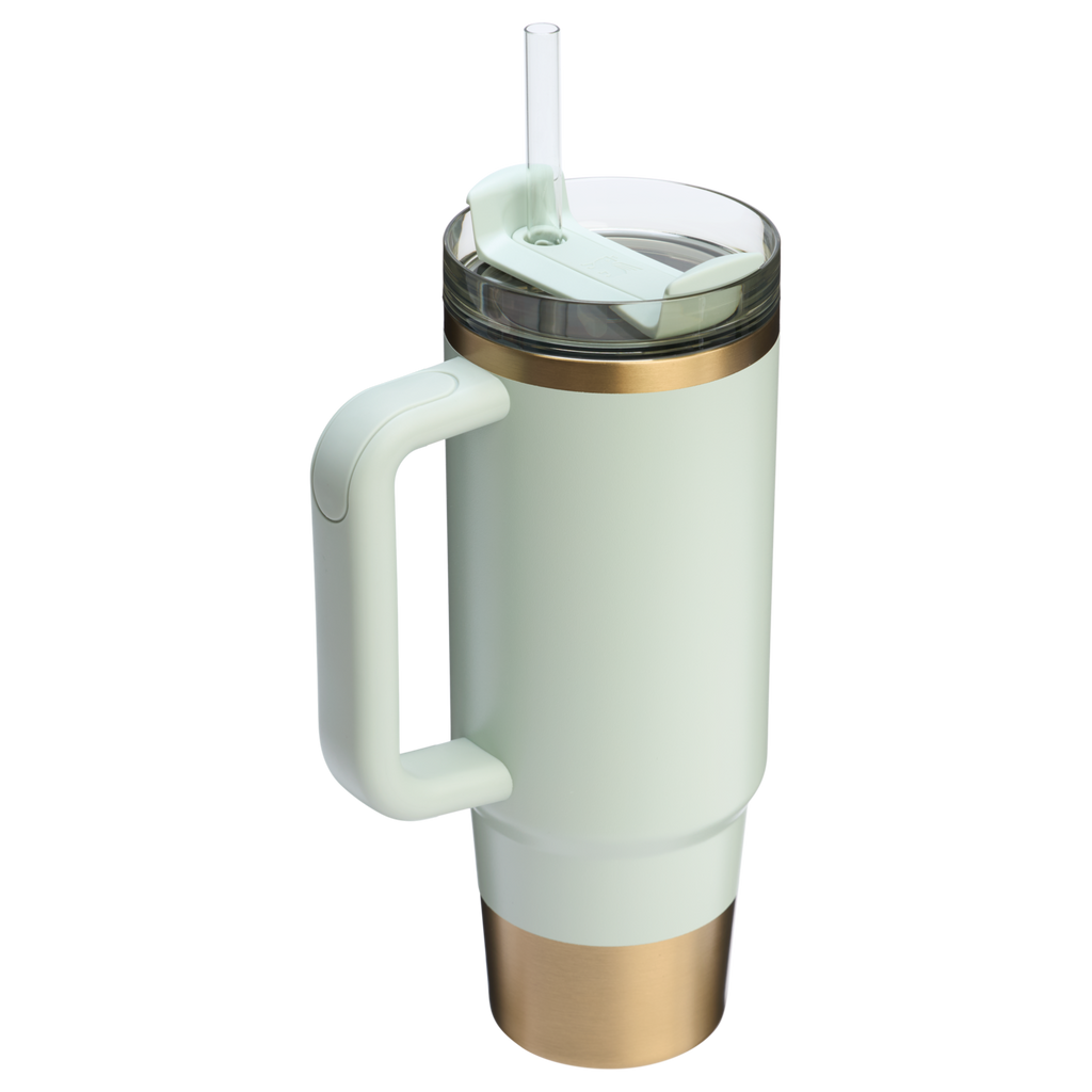 Car-Cup Friendly The Quencher H2.0 Flowstate Tumbler | Stanley Create D331C - FlowState 3-Position Lid Insulated Travel Mug Detail