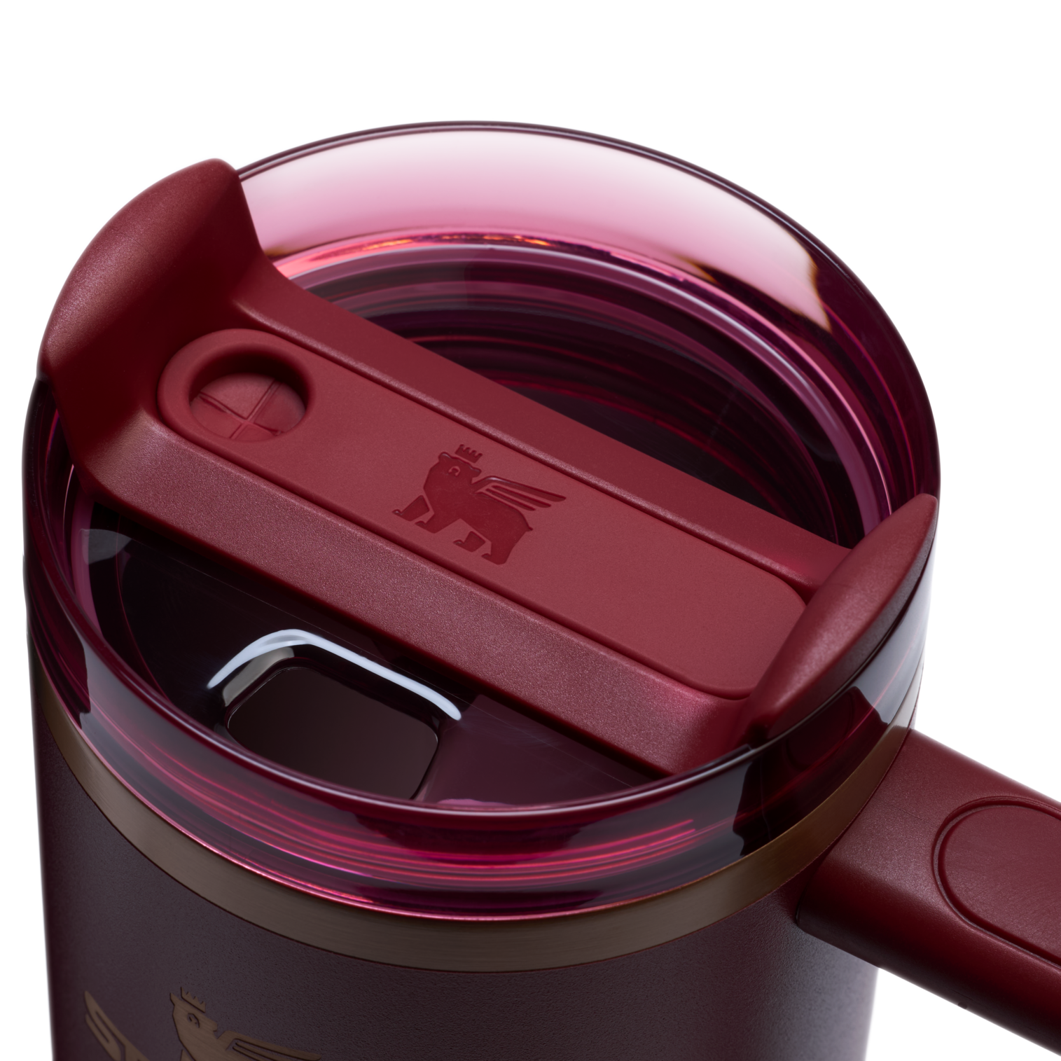Car-Cup Friendly The Quencher H2.0 Flowstate Tumbler | Stanley Create D331C - FlowState 3-Position Lid Insulated Travel Mug Detail