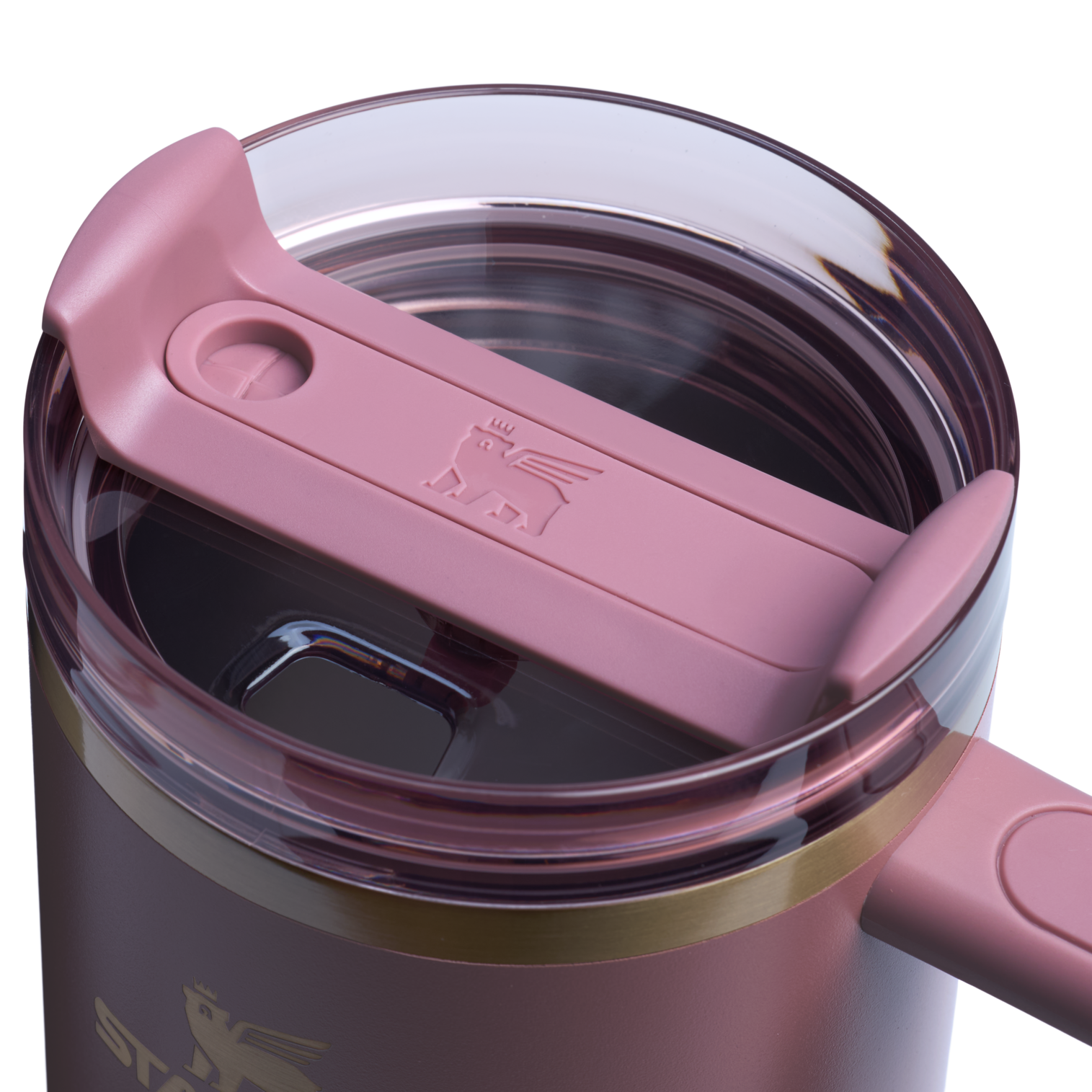 Car-Cup Friendly The Quencher H2.0 Flowstate Tumbler  | Stanley Create D332L - 40oz Large Capacity Car-Cup Friendly Quencher Detail