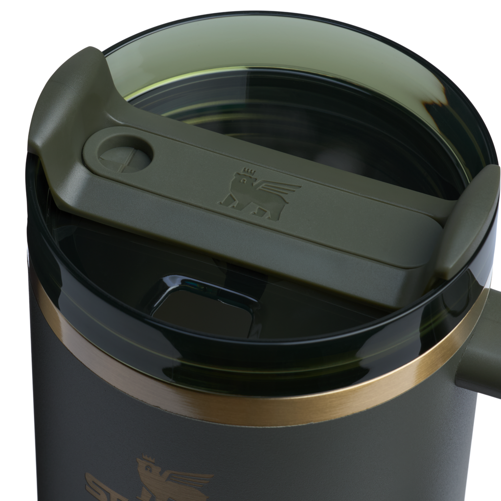 Car-Cup Friendly The Quencher H2.0 Flowstate Tumbler  | Stanley Create D332L - 40oz Large Capacity Car-Cup Friendly Quencher Detail