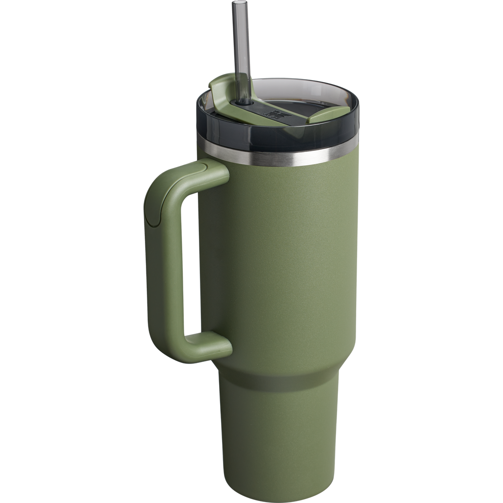 Car-Cup Friendly The Quencher H2.0 Flowstate Tumbler  | Stanley Create D332L - 40oz Large Capacity Car-Cup Friendly Quencher Detail