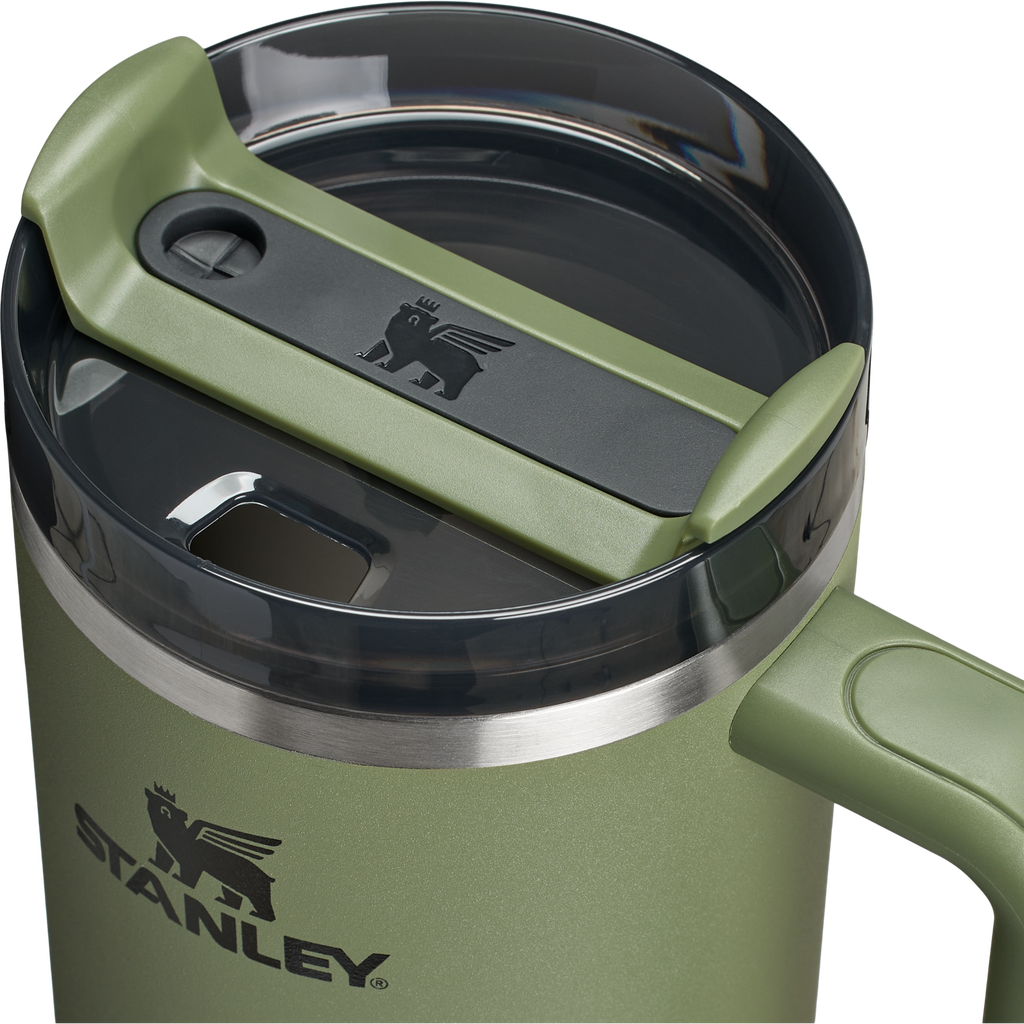 Car-Cup Friendly The Quencher H2.0 Flowstate Tumbler  | Stanley Create D332L - 40oz Large Capacity Car-Cup Friendly Quencher Detail