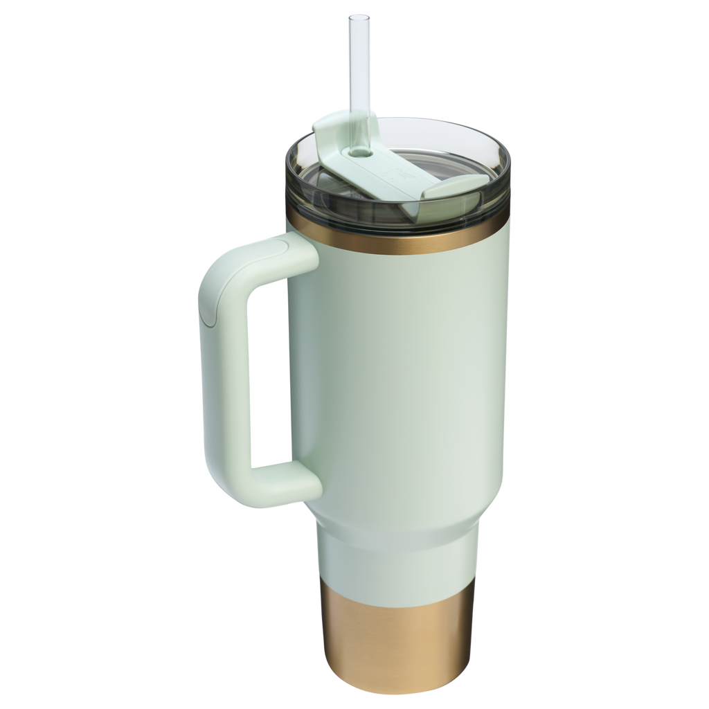 Car-Cup Friendly The Quencher H2.0 Flowstate Tumbler  | Stanley Create D332L - 40oz Large Capacity Car-Cup Friendly Quencher Detail