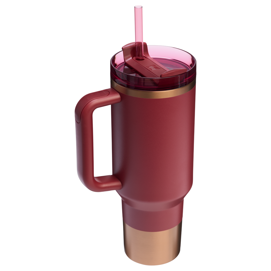 Car-Cup Friendly The Quencher H2.0 Flowstate Tumbler  | Stanley Create D332L - 40oz Large Capacity Car-Cup Friendly Quencher Detail
