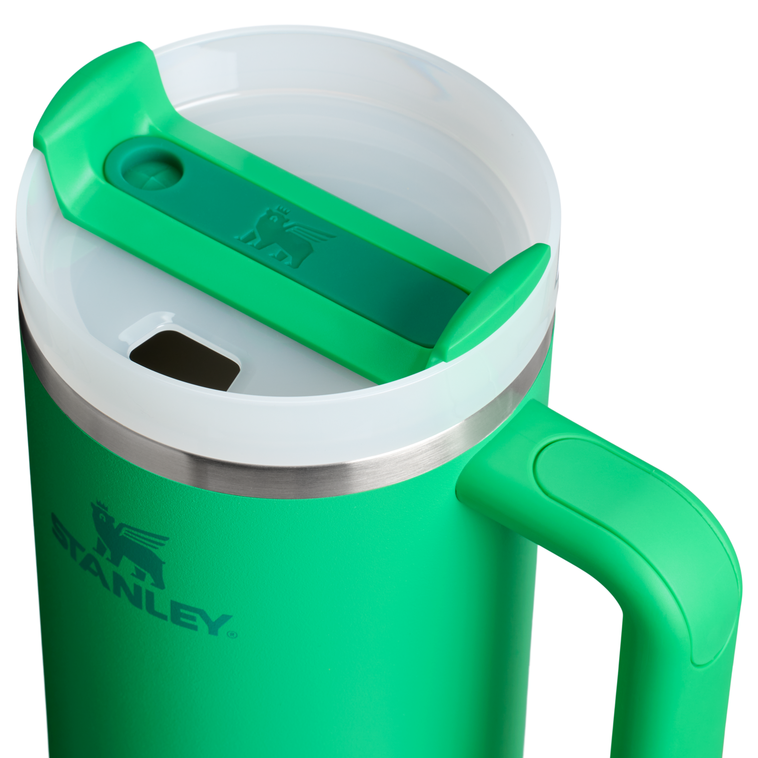 Car-Cup Friendly The Quencher H2.0 Flowstate Tumbler  | Stanley Create D332L - 40oz Large Capacity Car-Cup Friendly Quencher Detail