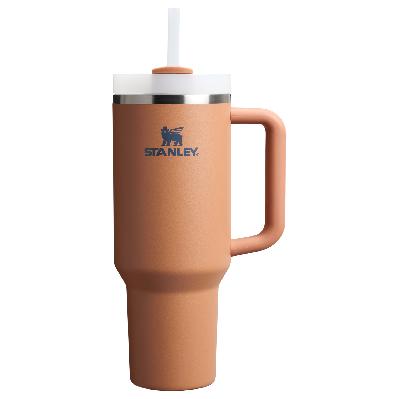 Car-Cup Friendly The Quencher H2.0 Flowstate Tumbler  | Stanley Create D332L - 40oz Large Capacity Car-Cup Friendly Quencher - Toast