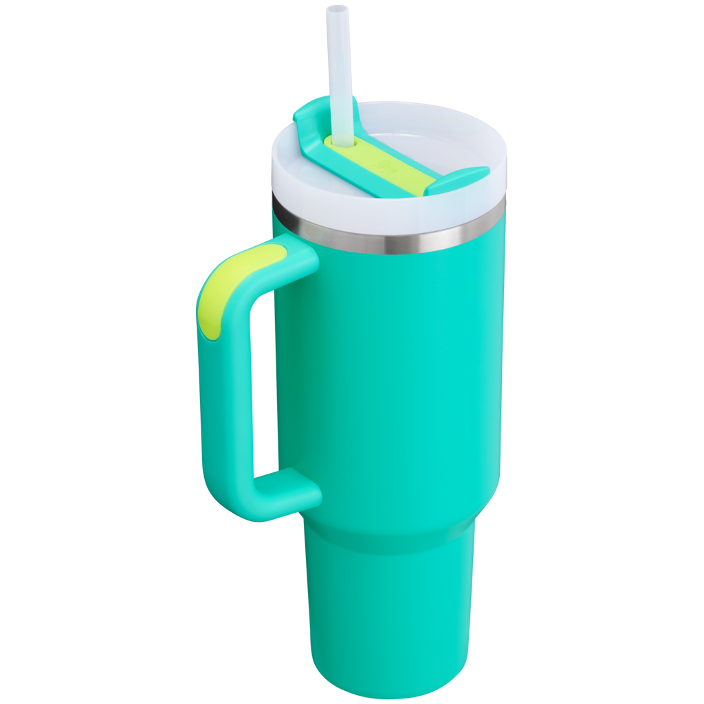 Insulated Travel The Quencher H2.0 Flowstate Tumbler D050X - Double-Wall Vacuum Insulated Travel Tumbler with Straw Detail