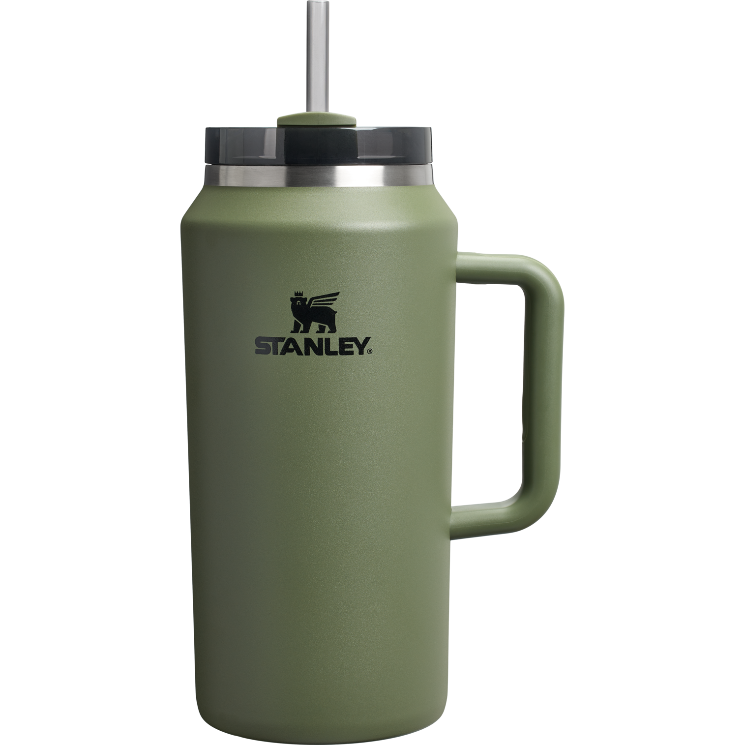 Insulated Travel The Quencher H2.0 Flowstate Tumbler D033Q - Double-Wall Vacuum Insulated Travel Tumbler with Straw - Dried Pine