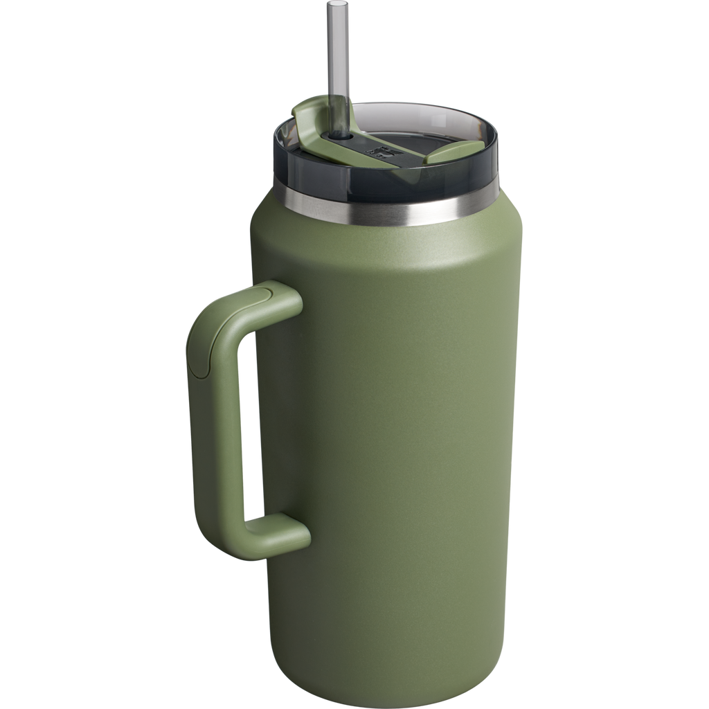 Insulated Travel The Quencher H2.0 Flowstate Tumbler D033Q - Double-Wall Vacuum Insulated Travel Tumbler with Straw Detail