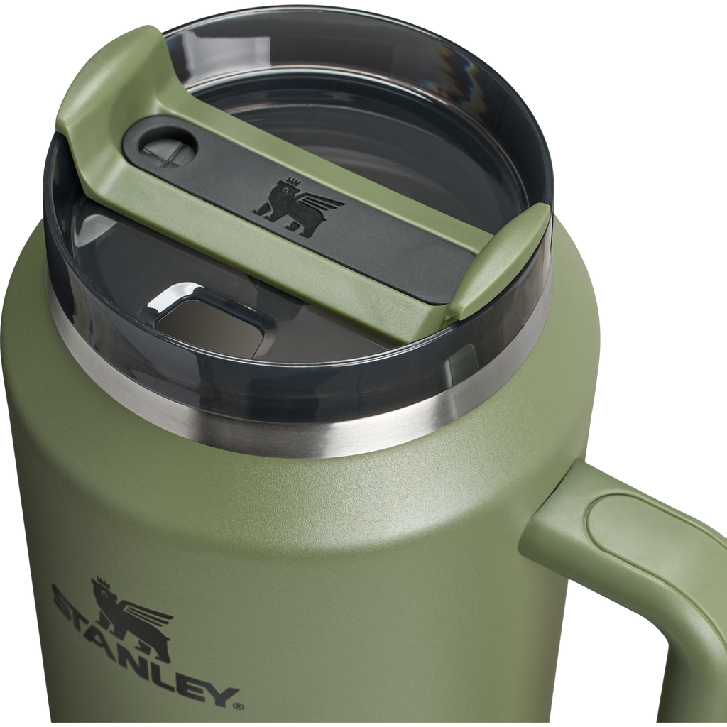 Splash-Resistant FlowState The Quencher H2.0 Flowstate Tumbler D365U - Double-Wall Vacuum Insulated Travel Tumbler with Straw Detail