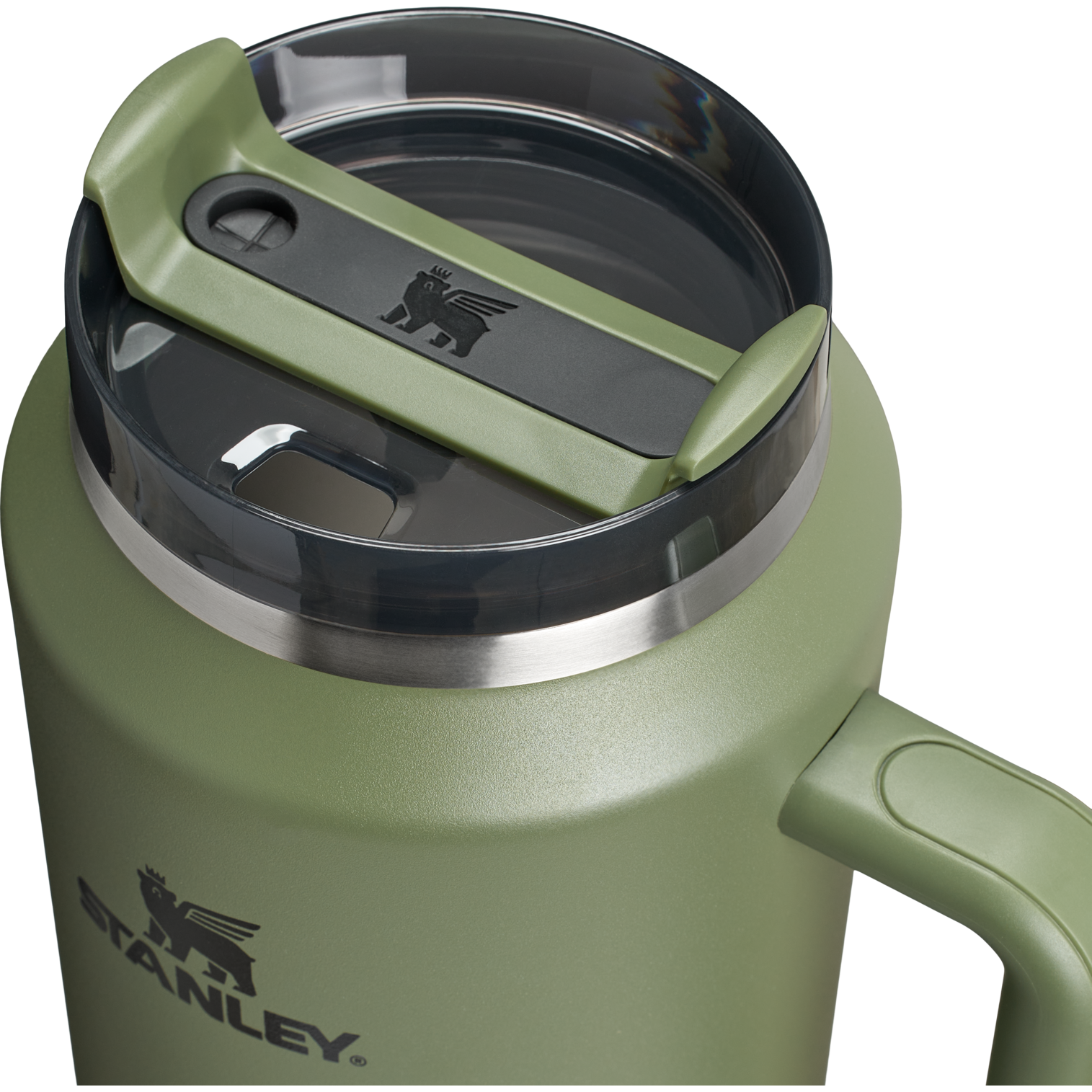 Splash-Resistant FlowState The Quencher H2.0 Flowstate Tumbler D365U - Double-Wall Vacuum Insulated Travel Tumbler with Straw Detail