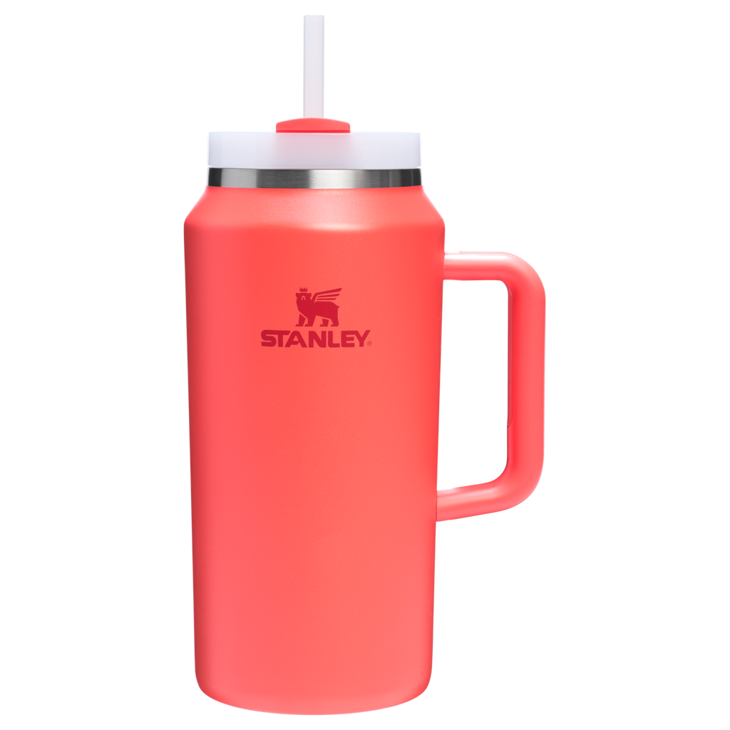 Insulated Travel The Quencher H2.0 Flowstate Tumbler D033Q - Double-Wall Vacuum Insulated Travel Tumbler with Straw Detail