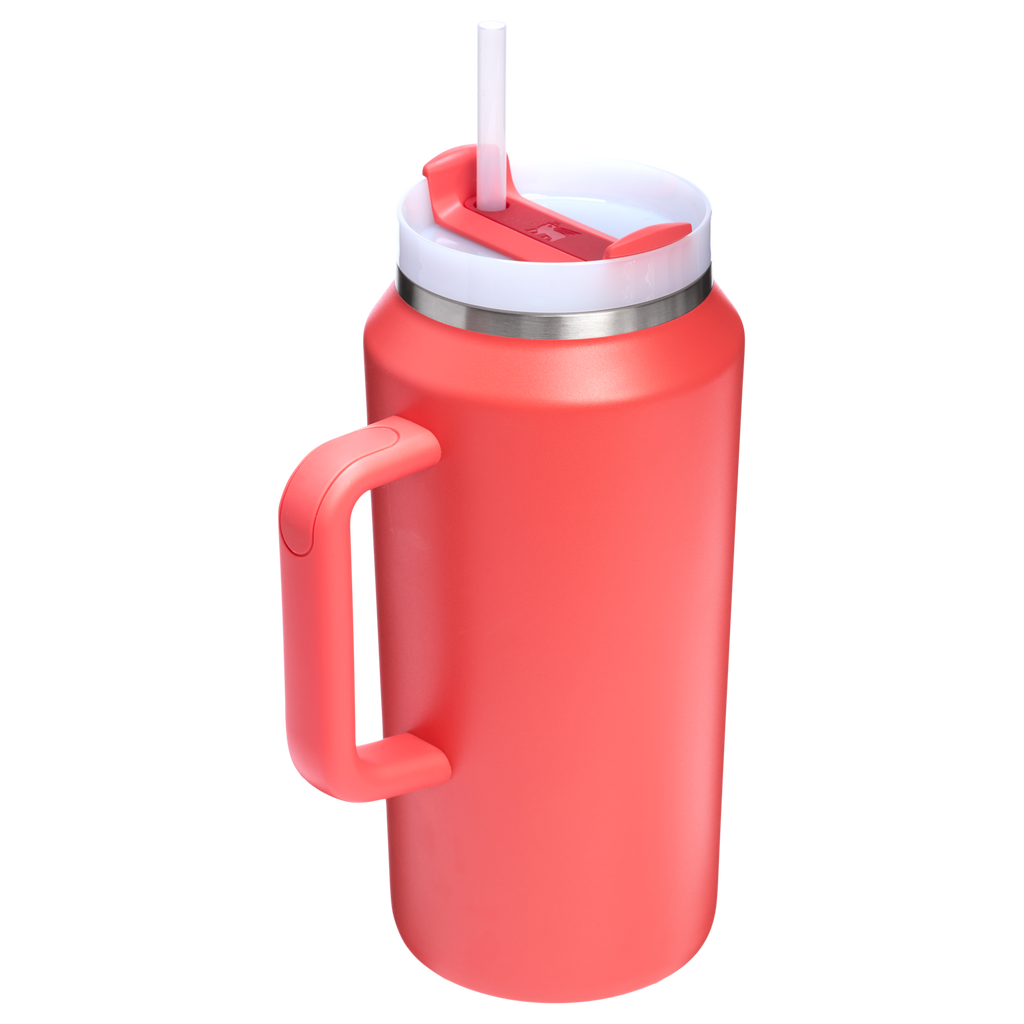 Insulated Travel The Quencher H2.0 Flowstate Tumbler D033Q - Double-Wall Vacuum Insulated Travel Tumbler with Straw Detail