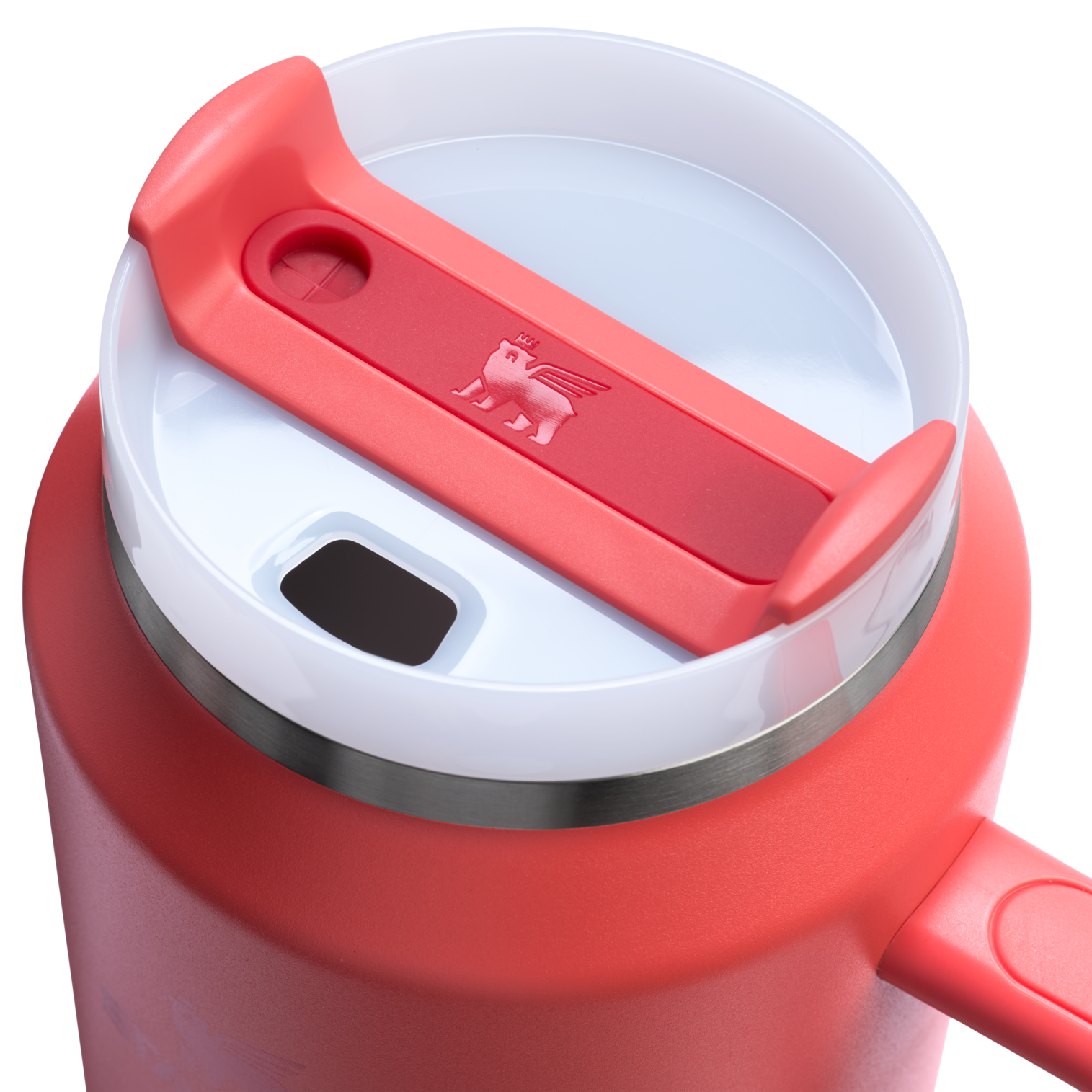 Insulated Travel The Quencher H2.0 Flowstate Tumbler D033Q - Double-Wall Vacuum Insulated Travel Tumbler with Straw Detail