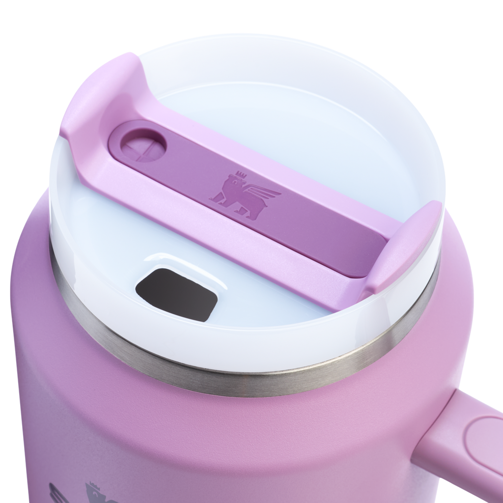 Insulated Travel The Quencher H2.0 Flowstate Tumbler D033Q - Double-Wall Vacuum Insulated Travel Tumbler with Straw Detail