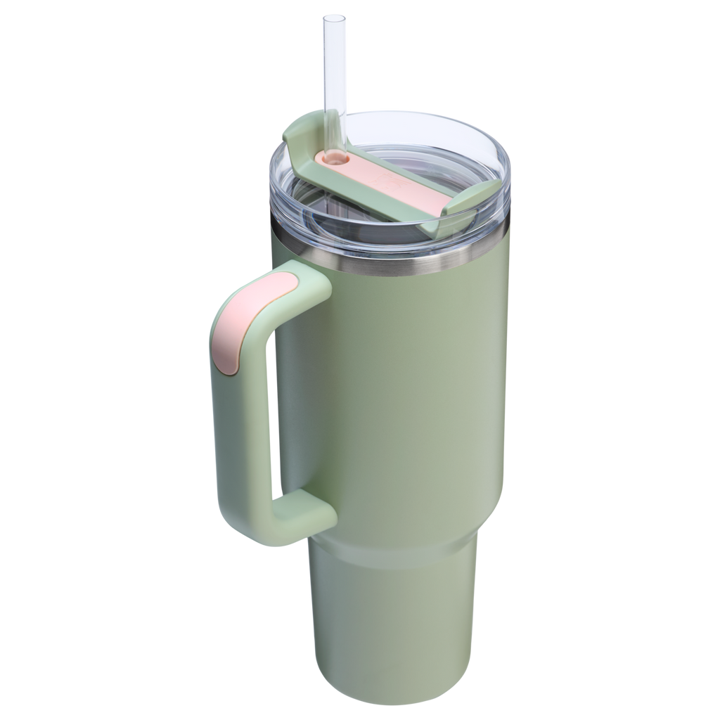 Car-Cup Friendly The Quencher H2.0 Flowstate Tumbler  | Stanley Create D332L - 40oz Large Capacity Car-Cup Friendly Quencher Detail